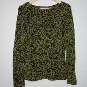 INC Intl Concepts Medium Pullover Sweater Green